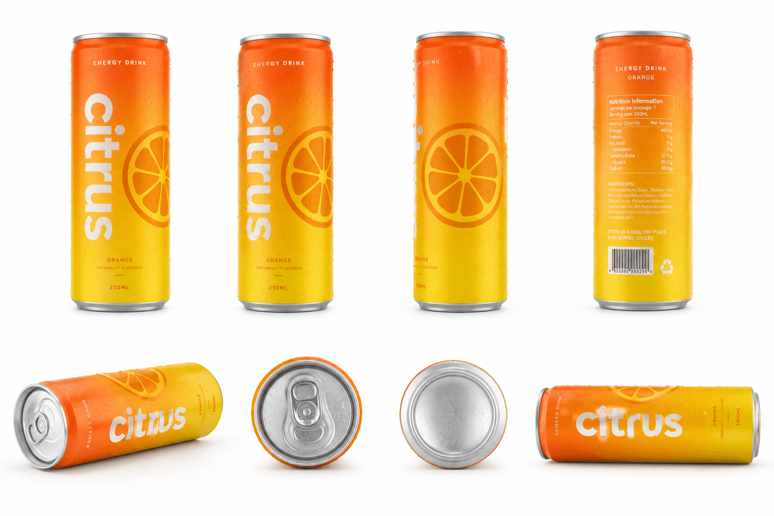 Citrus Energy product renders